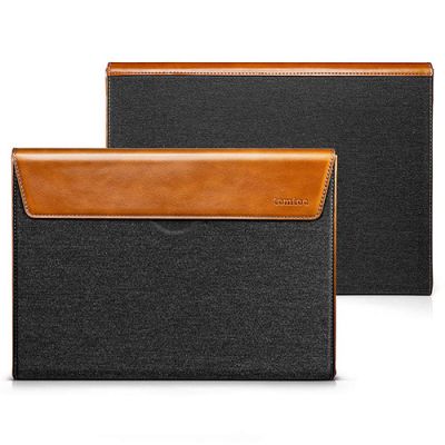TÚI CHỐNG SỐC TOMTOC (USA) PREMIUM LEATHER FOR MACBOOK 13INCH