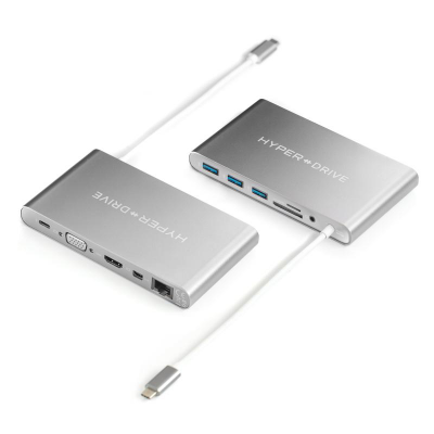 HYPERDRIVE ULTIMATE USB-C HUB FOR MACBOOK, SURFACE, PC, USB-C DEVICES – GN30B