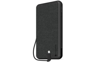 Sạc dự phòng Mophie Powerstation Plus XL Fabric 10.000mAh tích hợp cáp Lightning/Micro USB